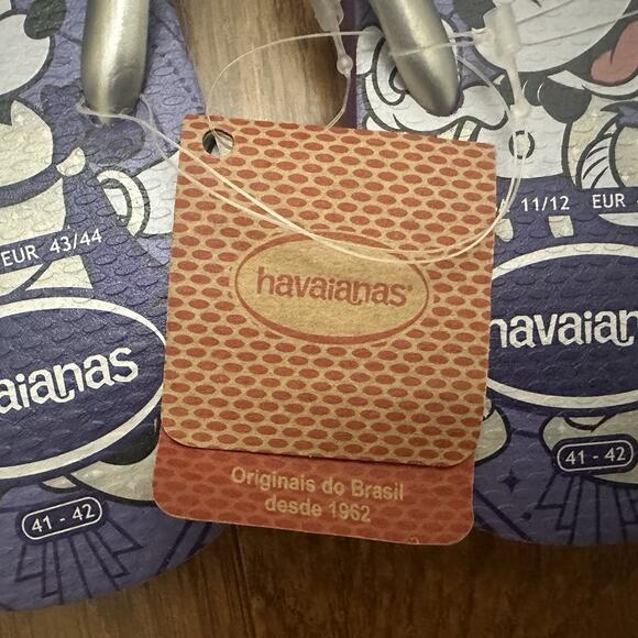 Mickey And Minnie Mouse Disney100 Flip Flops by Havaianas size 11/12 NEW - Picture 7 of 7